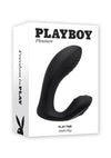 Playboy Play Time Rechargeable Silicone Dual Vibrator with Clitoral Stimulator