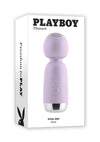 Playboy Royal Mini Rechargeable Silicone Massage Wand - Pink