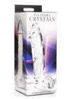 Pleasure Crystals Glass Dildo with Balls