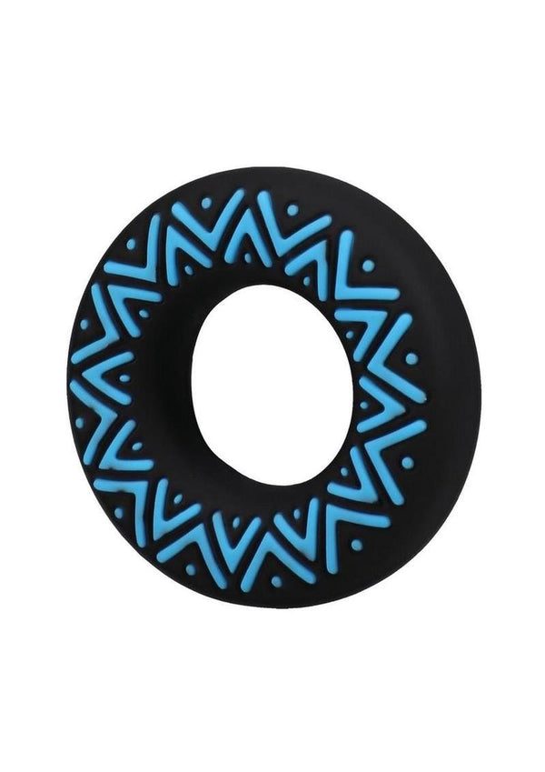 Polynesian Pleasures Hula Loops Silicone Tribal Cock Ring