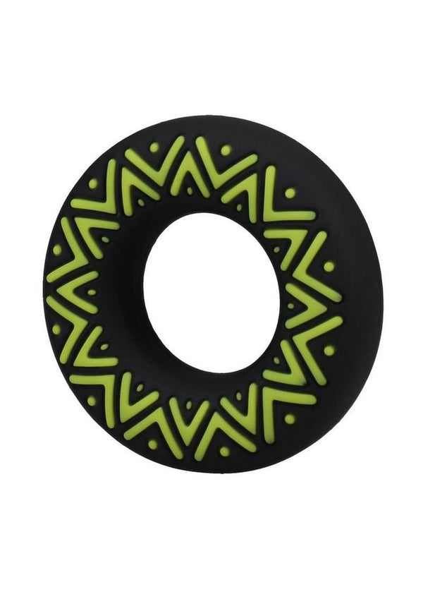 Polynesian Pleasures Hula Loops Silicone Tribal Cock Ring