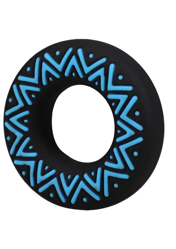 Polynesian Pleasures Hula Loops Silicone Tribal Cock Ring