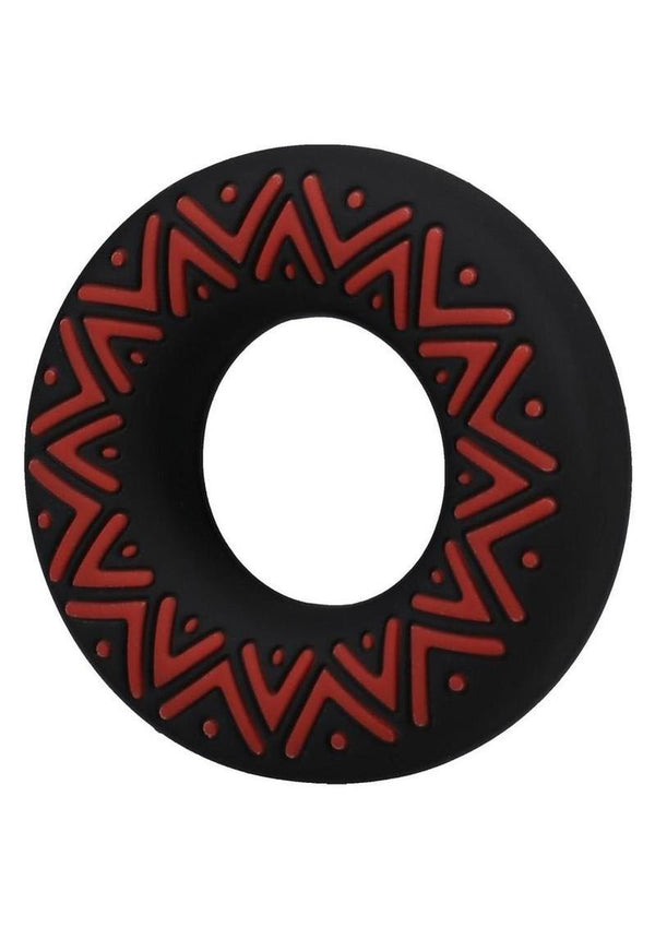 Polynesian Pleasures Hula Loops Silicone Tribal Cock Ring