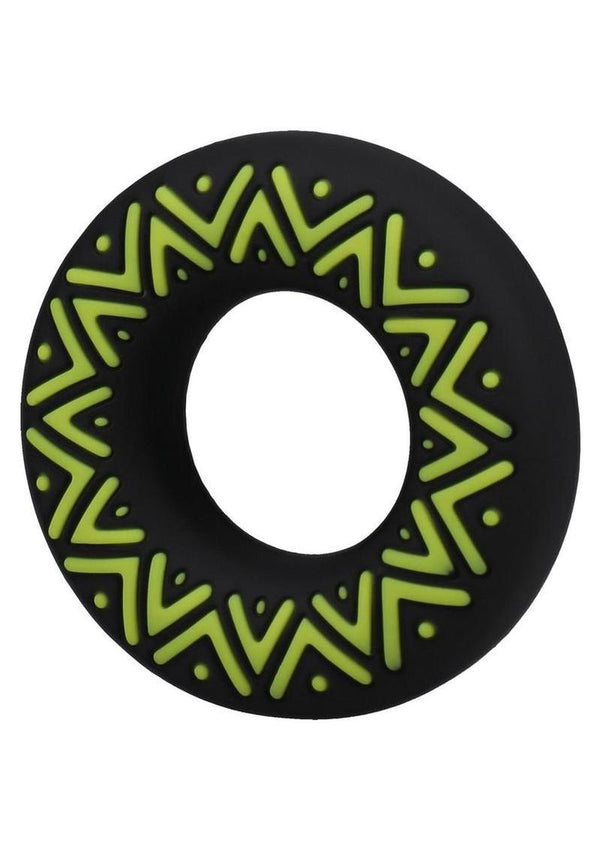 Polynesian Pleasures Hula Loops Silicone Tribal Cock Ring