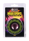 Polynesian Pleasures Hula Loops Silicone Tribal Cock Ring - Black/Yellow - 35mm