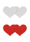 Pretty Pasties Glitter Hearts