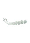 Prisms Erotic Glass Hamsa G-Spot Glass Wand - Clear