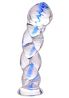 Prisms Soma Twisted Glass 5.75in Dildo