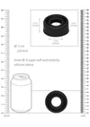Pumped Silicone Pump Sleeve - Black - Large