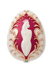 Queens Reign Clitoral Massager Rechargeable Silicone Palm Vibrator - Gold/Ivory