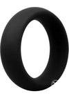 Rascal The Brawn Silicone Cock Ring - Black - 2.5 Inch Diameter