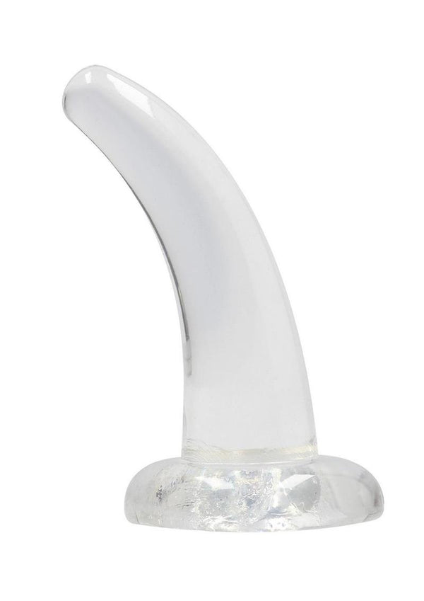 Realrock Crystal Clear Non Realistic Dildo with Suction Cup - PATS Inc.