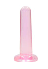 Realrock Crystal Clear Non Realistic Dildo with Suction Cup - PATS Inc.