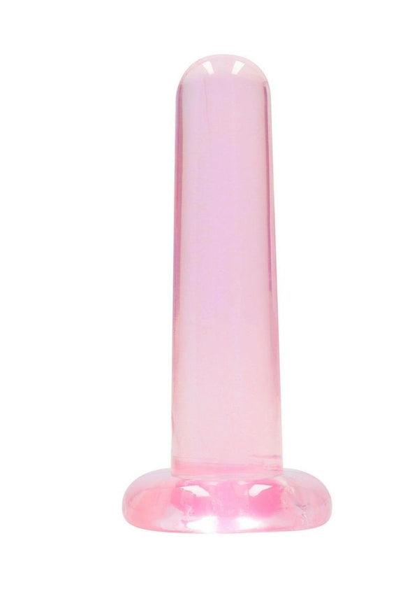 Realrock Crystal Clear Non Realistic Dildo with Suction Cup - PATS Inc.