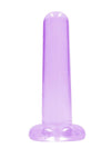 Realrock Crystal Clear Non Realistic Dildo with Suction Cup - PATS Inc.