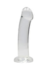 Realrock Crystal Clear Non Realistic Dildo with Suction Cup - PATS Inc.