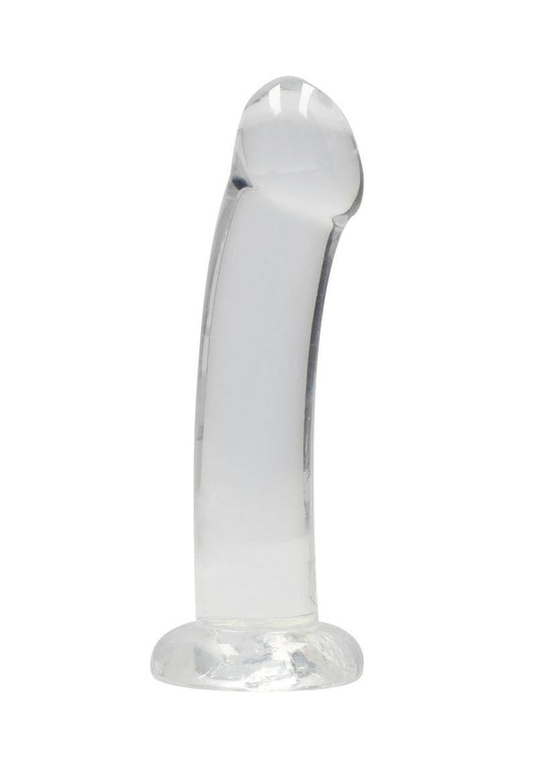 Realrock Crystal Clear Non Realistic Dildo with Suction Cup - PATS Inc.