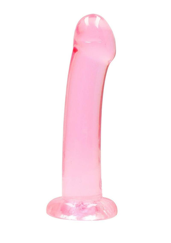 Realrock Crystal Clear Non Realistic Dildo with Suction Cup - PATS Inc.