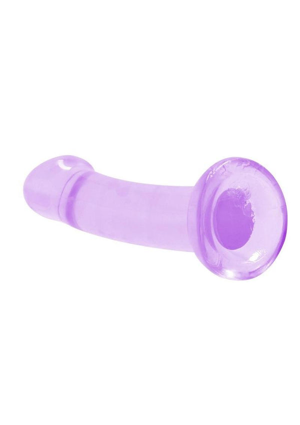 Realrock Crystal Clear Non Realistic Dildo with Suction Cup - PATS Inc.