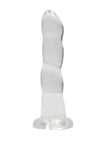 Realrock Crystal Clear Non Realistic Dildo with Suction Cup - PATS Inc.