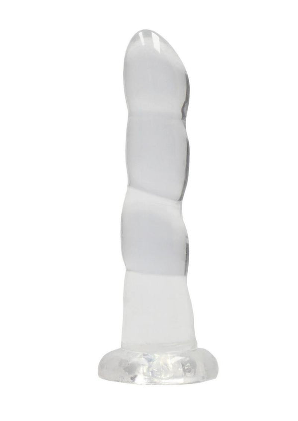 Realrock Crystal Clear Non Realistic Dildo with Suction Cup - PATS Inc.