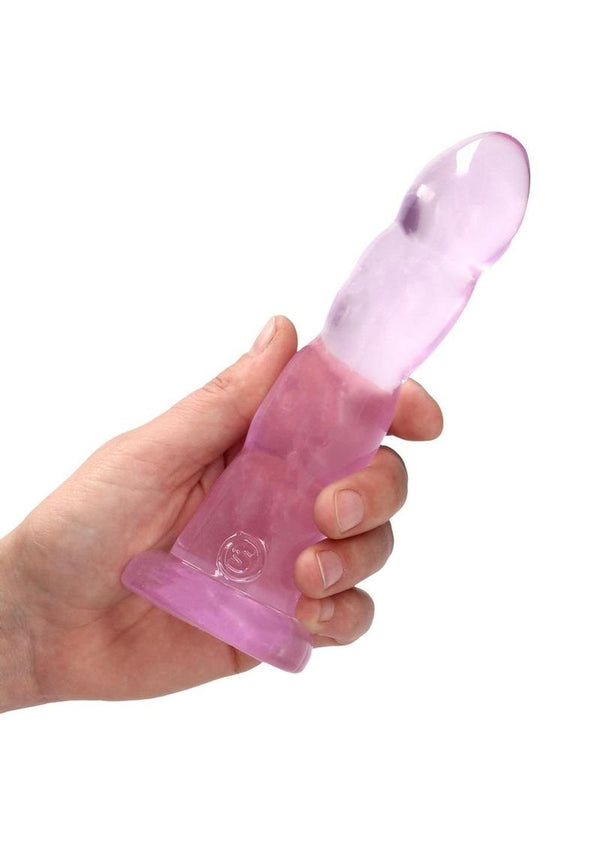 Realrock Crystal Clear Non Realistic Dildo with Suction Cup - PATS Inc.