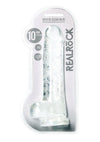 Realrock Crystal Clear Realistic Dildo with Balls