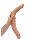 Realrock Skin Realistic Double Dildo - Vanilla - 18in