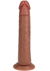 Realrock Ultra Realistic Skin Two In One - Caramel - 7in/8in