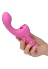 Rechargeable Butterfly Kiss Silicone Clitoral Flicker Vibrator - Pink