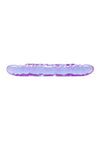 Reflective Gel Veined Double Dildo - Purple - 12in