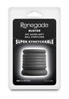 Renegade Buster Silicone Ball Stretcher - Black - 2 Piece