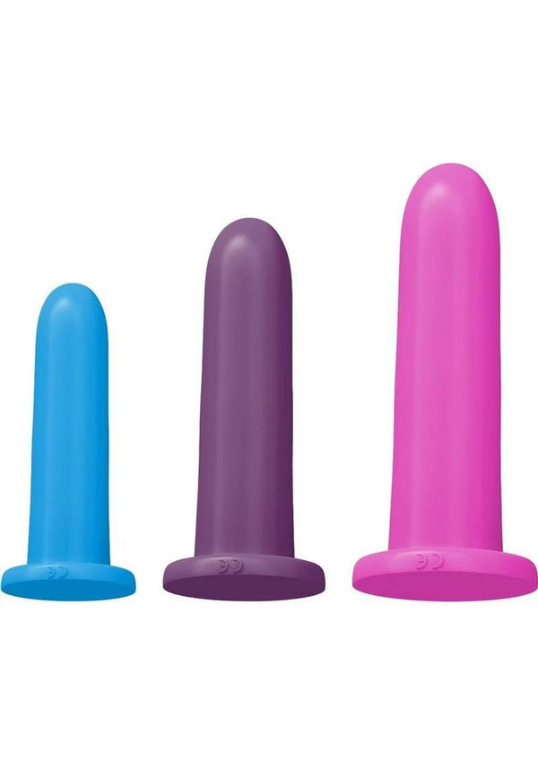 Rock Candy Advanced Silicone Diliator - Multicolor - 3 Piece/Set