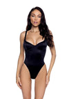 Playboy Midnight Essentials Bodysuit - Black - Large