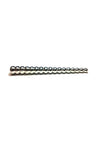Rouge Beaded Stainless Steel Urethral Sound - Silver
