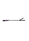 Rouge Fifty Times Hotter Short Riding Crop Slim Tip - Purple - 20in