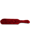 Rouge Leather Paddle with Faux Fur