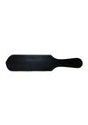 Rouge Leather Paddle with Faux Fur - Black