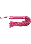 Rouge Short Leather Flogger - Pink