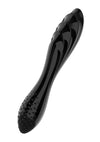 Satisfyer Dazzling Crystal 1 Glass Dildo - Black