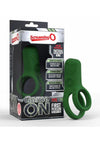 Screaming O Gameon First Person Screamer Vibrating Rechargeable Silicone Cock Ring - Green