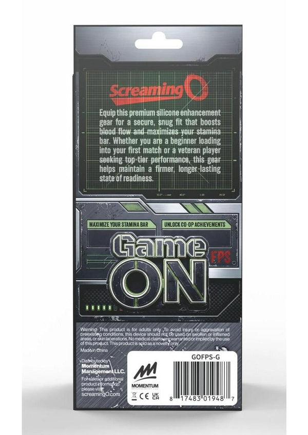 Screaming O Gameon First Person Screamer Vibrating Rechargeable Silicone Cock Ring