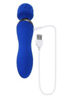 Selopa Blue Belle Silicone Rechargeable Dual End Vibrating Wand - PATS Inc.