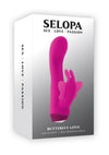 Selopa Butterfly Love Rechargeable Silicone Dual Vibrator