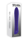 Selopa Grapevine Rechargeable Silicone Vibrator - Purple
