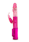 Sexy Things Butterfly Thruster Mini Rabbit Vibrator - Fuchsia/Pink