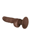 Shower Stud Super Stud Vibrating Dildo - Brown/Chocolate