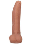 Signature Cocks Silicone Owen Gray Dildo with Removable Suction Cup - Vanilla - 8in