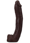 Signature Cocks Ultraskyn Dredd Dildo with Removable Suction Cup - Chocolate - 13.5in