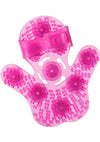 Simple and True Roller Balls Massager Glove - Pink